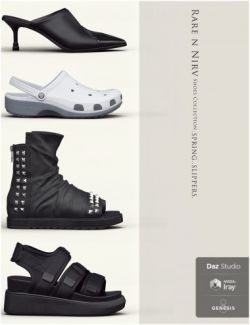 Rare n Nirv Shoes Collection 2 for Genesis 8 Female(s)