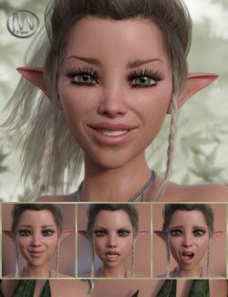 A Nice Fairy- Expressions for Genesis 8 Female and Mika 8