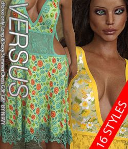 VERSUS- dforce only Long & Sexy Summer Dress G3F G8F