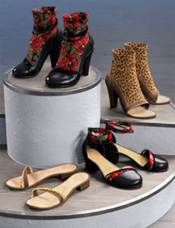 All Season Shoes for Genesis 8 Female(s)