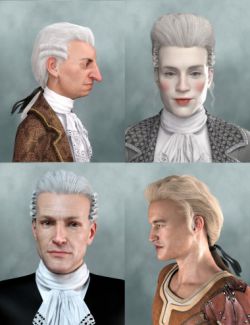 Historical Hair for Genesis 8 and 3 Male(s)