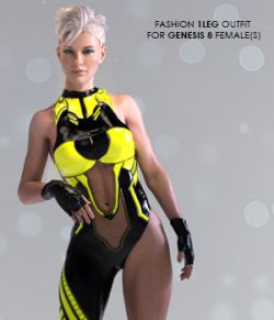 X-Fashion 1Leg Outfit for Genesis 8 Females