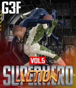 SuperHero Action for G3F Volume 5