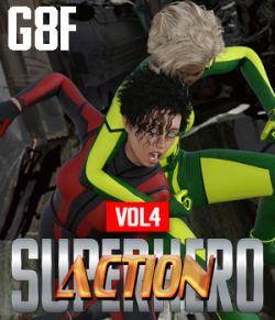 SuperHero Action for G8F Volume 4