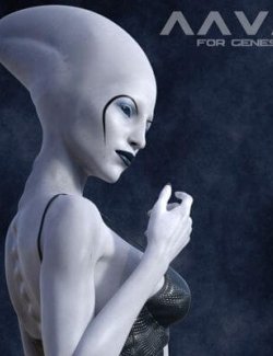 Aava Alien Species for Genesis 3 Female