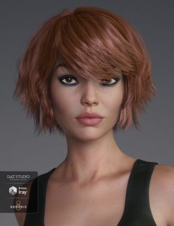 Pop Cut Hair for Genesis 3 and 8 Female(s)