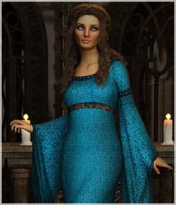 Feminine For dForce Camilla Medieval Gown