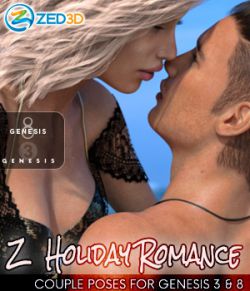 Z Holiday Romance- Couple Poses for Genesis 3 and 8