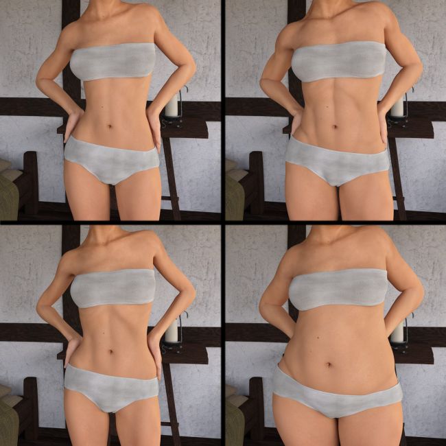 Medieval Underwear for G3F and or G8F 3d Models for Daz Studio