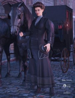 Mid Victorian Outfit for Genesis 8 Female(s)