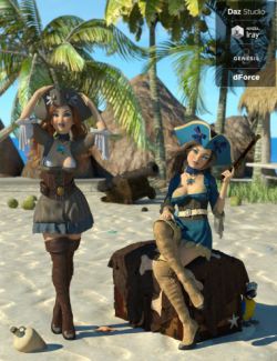 dForce Seven Seas Outfit Textures