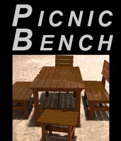 Picnic bench - Extended License