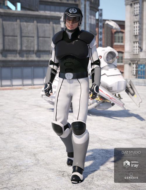 futuristic police uniform