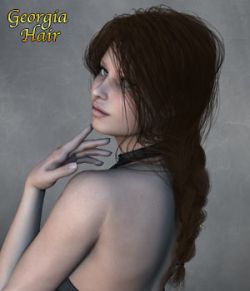 Georgia Hair for V4 M4 Poser