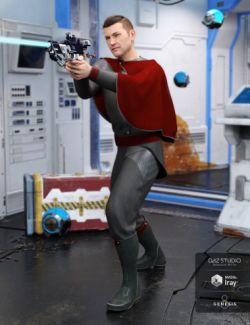 dForce Star Commander Outfit for Genesis 8 Male(s)