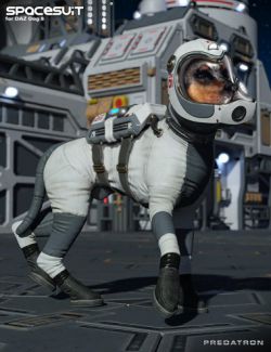 Spacesuit for Daz Dog 8