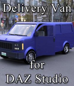Delivery Van for DAZ Studio