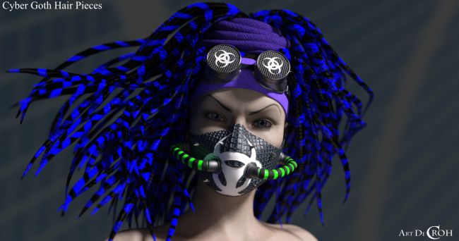 Cyber Hair Pieces for Female(s)