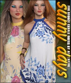 Sunny Days for dForce Exhale Dress G8F