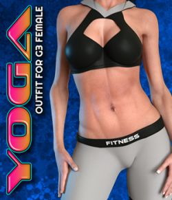 Exnem Yoga Outfit for Genesis 3 Female