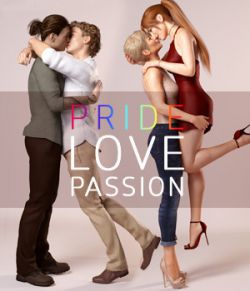 Pride, Love and Passion Poses for Genesis8 Female and Male