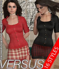 VERSUS- Sex Appeal- Blouse and Skirt for G8 and V8