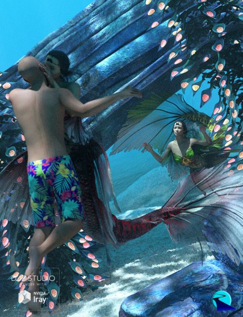 Aguja Mermaid Poses And Pose Control