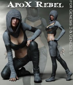 ApoX- Rebel for the Genesis 3 and Genesis 8 Females