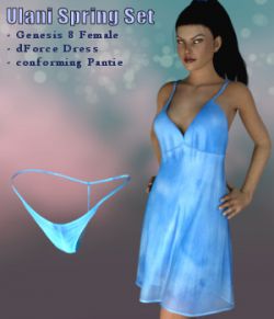 dForce Ulani Spring Set for Genesis 8 Female