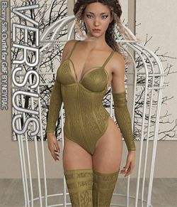 VERSUS- Ebony Silk Outfit for G8F