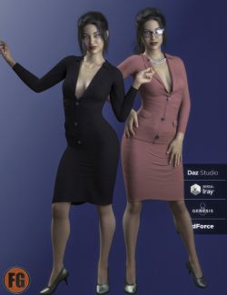 FG dForce Professional Suit for Genesis 8 Female(s)