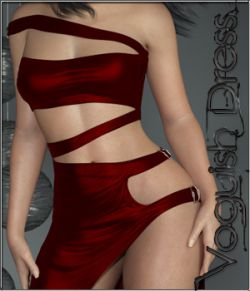 dForce-Voguish Dress for Genesis 8 Female