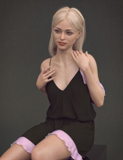 Ally and dForce Sling Lace Smock for Genesis 8 Female(s)