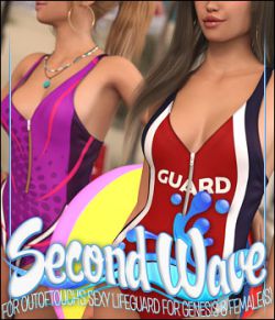 Second Wave for Sexy Lifeguard Body for Genesis 8 Female