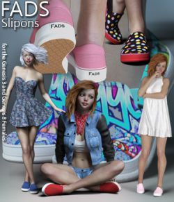 RP Fads Slip Ons for Genesis 3 and Genesis 8 Females