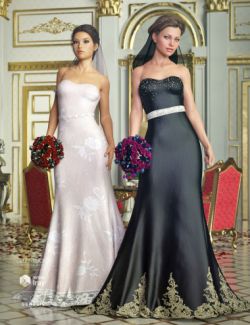 The Bride Wedding Gown Textures