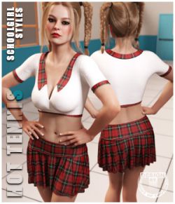 Schoolgirl Styles for HOT Tennis Outfit for Genesis 8 Female(s)