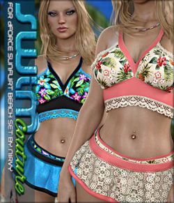 SWIM Couture for dForce SunFlirt Beach Set G8F