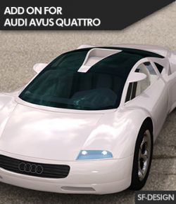 Add On for Audi Avus Quattro for DAZ Studio