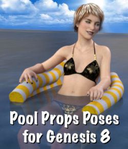 Pool Props Poses for Genesis 8