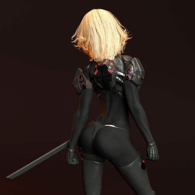 Space Combat Outfit for Genesis 8 Female