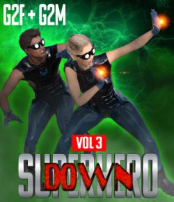 SuperHero Down for G2F and G2M Volume 3
