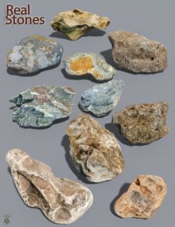 Real Stones Pack and FBX