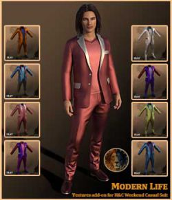 Modern Life for H&C Weekend Casual Suit for Genesis 8 Male