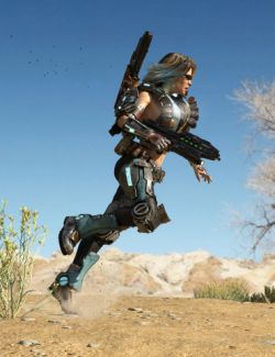 Abrion Combat Suit and Character Morph for Genesis 8 Female DAZ