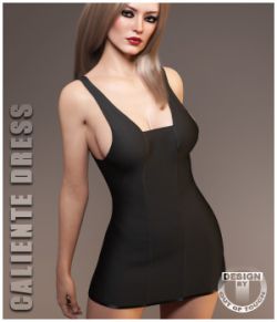 dForce Caliente Dress for Genesis 8 Female(s)