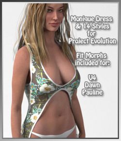 Monique Dress and 14 Styles for PE, V4, Dawn and Pauline