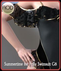 Summertime for Frilly Swimsuit G8