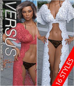 VERSUS - dForce Sheer Coverup for Genesis 8 Females