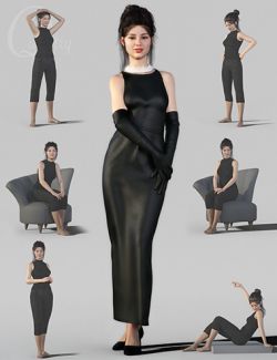 Classic Poses for Charlotte 8 and Genesis 8 Female